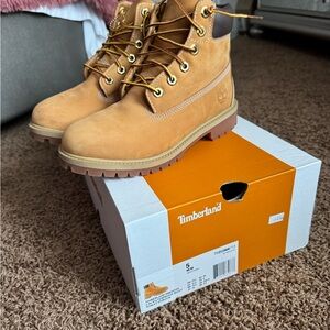 Timberland Wheat Nubuck Boots